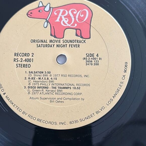 Saturday Night Fever The Original Movie Sound Track Vinyl Records LP - Picture 12 of 16